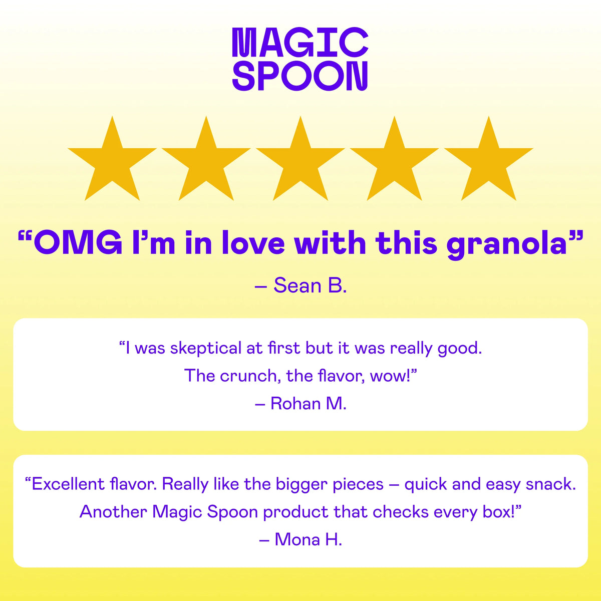 Magic Spoon Protein Granola Variety 3 Pack - Dark Chocolate