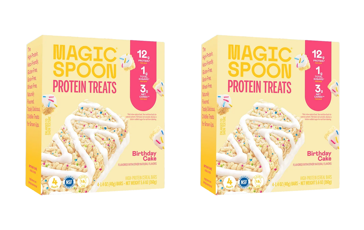 Birthday Cake - 8 Cereal Treats (2 Boxes)