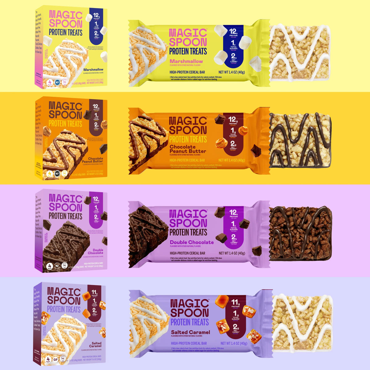 Variety 4 - 16 Cereal Treats (4 Boxes)