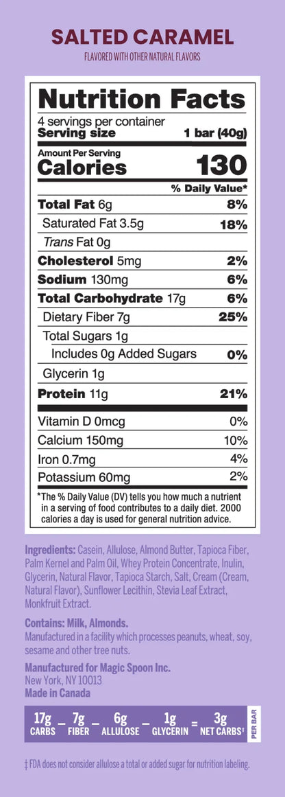 Salted Caramel - 16 Cereal Treats (4 Boxes)