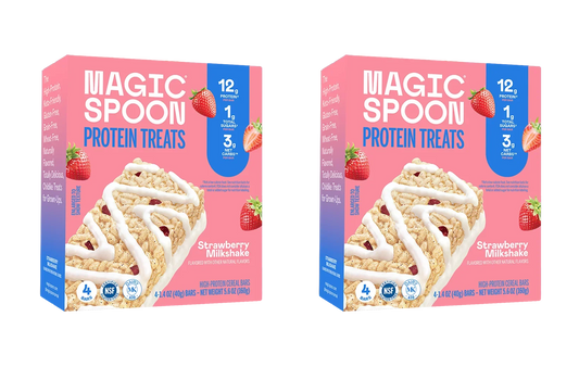 Strawberry Milkshake - 8 Cereal Treats (2 Boxes)