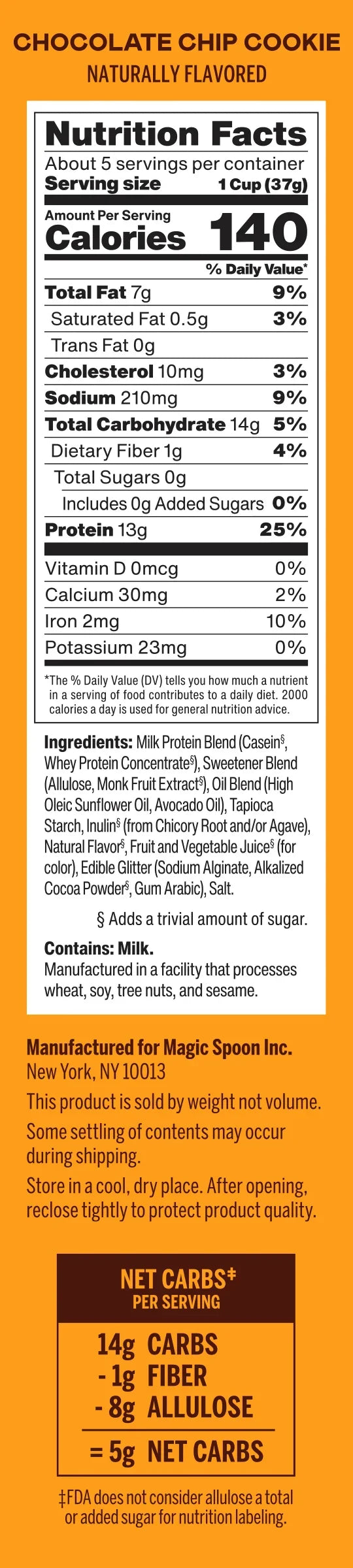 Chocolate Chip Cookie - 1 case (4 boxes)