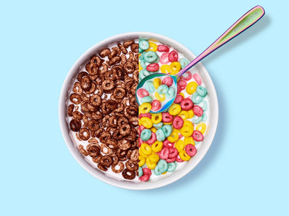 Fruity + Cocoa & Bowl and Spoon Set - 2 boxes, 1 bowl and spoon set
