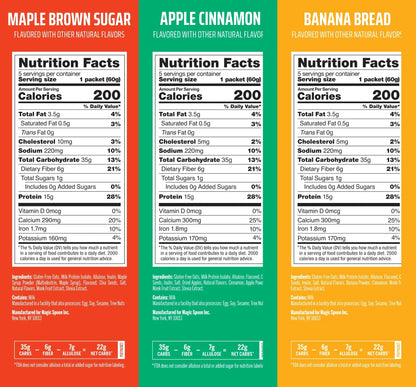 Oatmeal Variety 6 - 1 case (6 boxes)