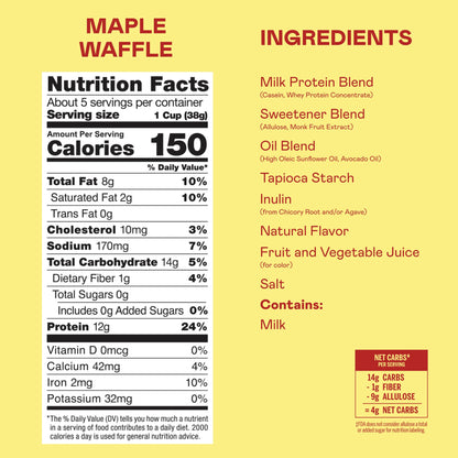 Magic Spoon Protein Cereal 1 case (4 boxes)  - Maple Waffle