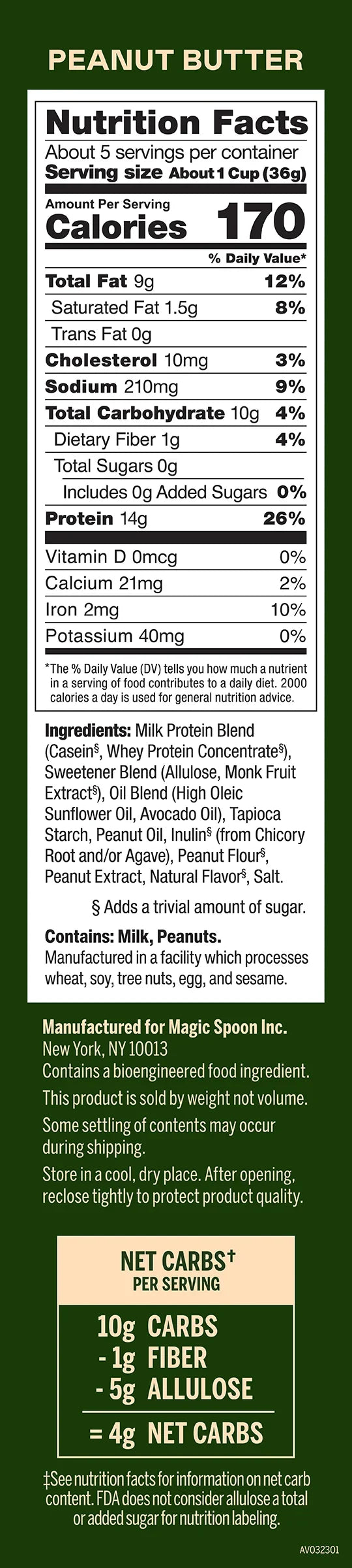 Peanut Butter - 1 case (4 boxes)