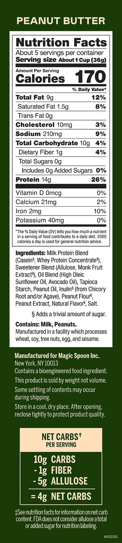 Peanut Butter - 1 case (4 boxes)