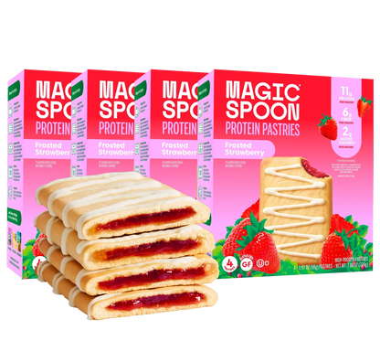 Frosted Strawberry - 16 Pastries (4 Boxes)