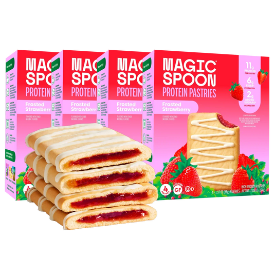 Frosted Strawberry - 16 Pastries (4 Boxes)