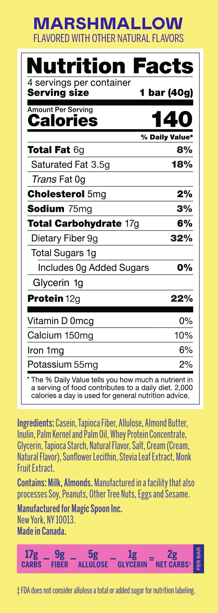 MARSHMALLOW - 12 Cereal Treats (1 Box)