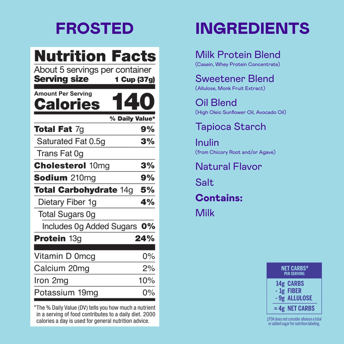 Magic Spoon Protein Cereal 1 case (4 boxes)  - Frosted