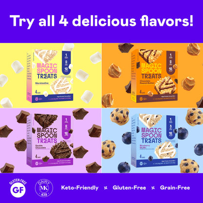 Magic Spoon Protein Treats 8 Bars (2 Boxes) - Peanut Butter