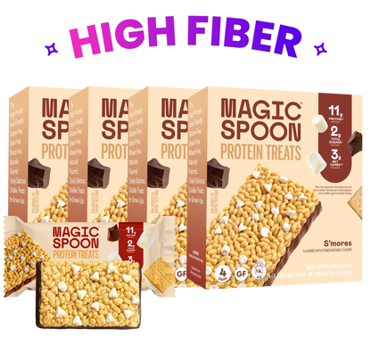 S'mores - 16 Cereal Treats (4 Boxes)