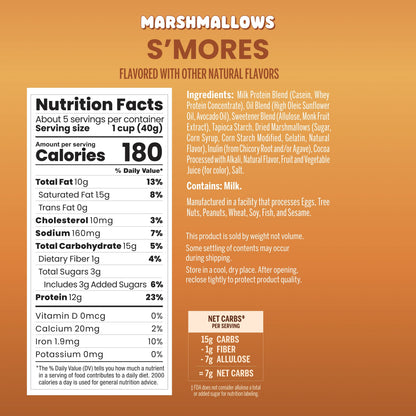 Cereal 8p - S'mores Marshmallow Marbits Cereal - Faire