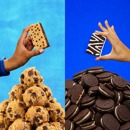 Cookies & Cream and Choco Chip Cookie Dough - 1 case (4 boxes)