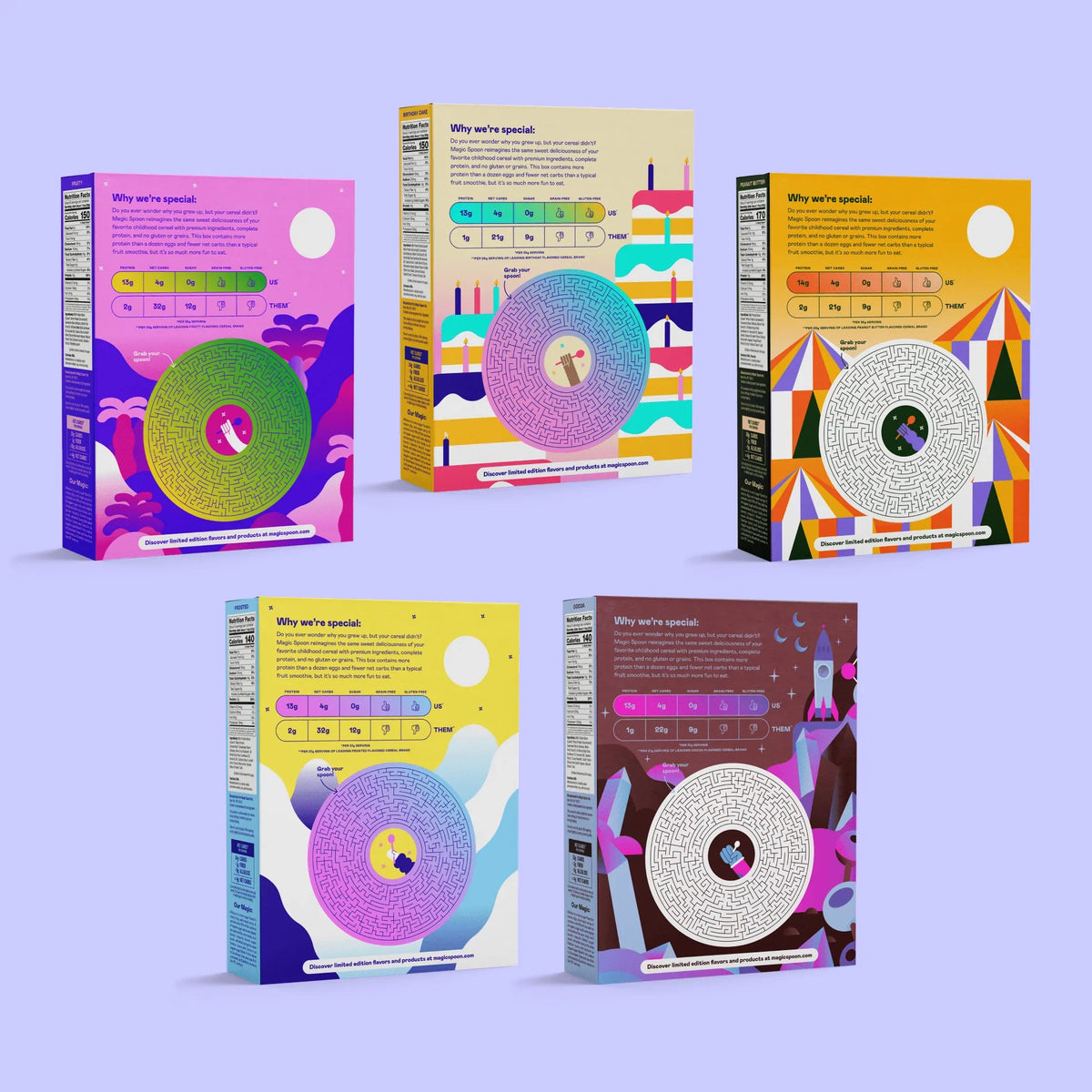 Party Animal - 6 boxes, 1 bowl set