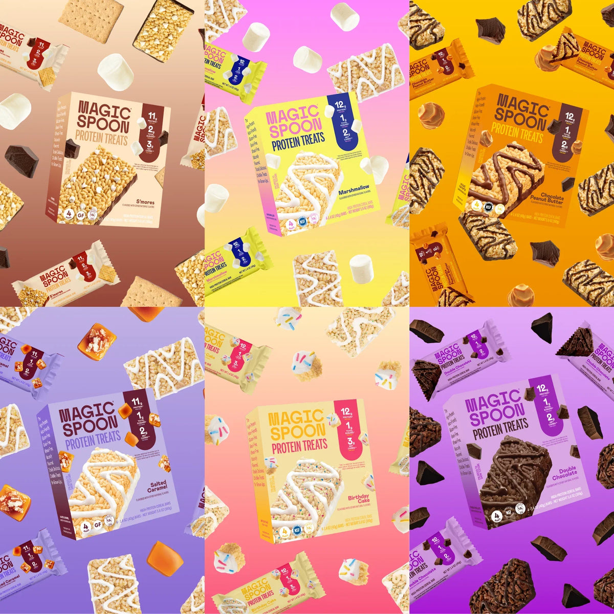 Variety 6 - 24 Cereal Treats (6 Boxes)
