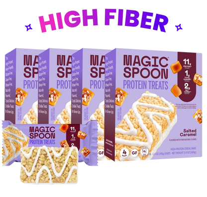 Salted Caramel - 16 Cereal Treats (4 Boxes)