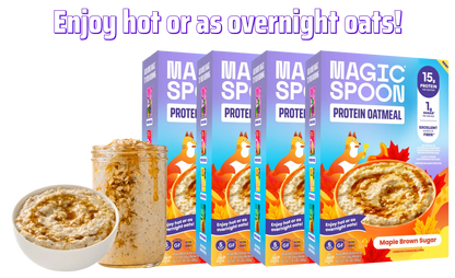 Maple Brown Sugar - 20 Oatmeal Packets (4 Boxes)
