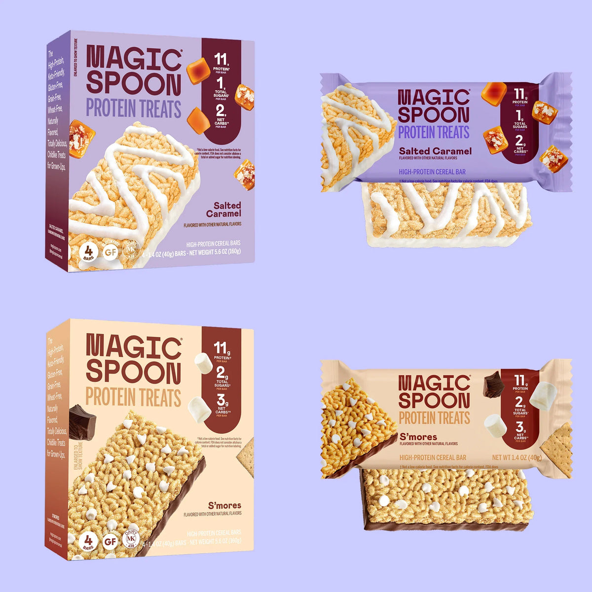 Sweet n' Salty Pack - 16 Cereal Treats (4 Boxes)