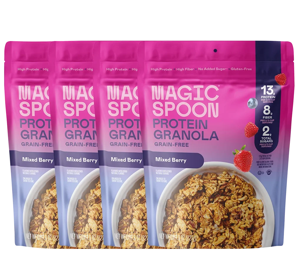 Mixed Berry - 4 Bags of Granola (FAIRE)