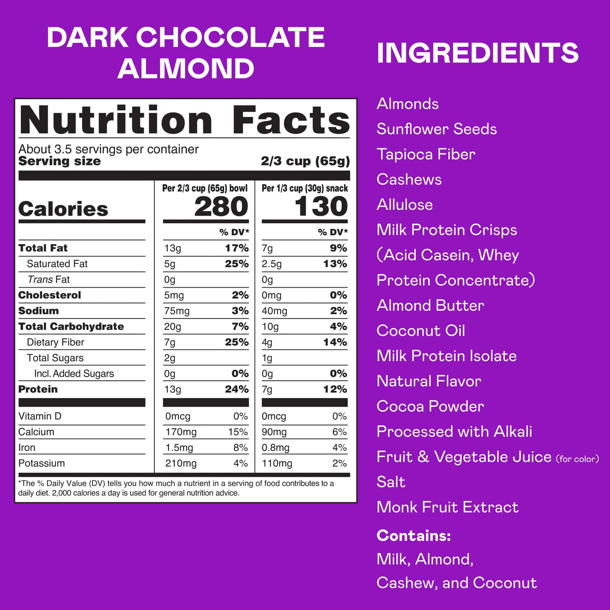 Magic Spoon Protein Granola Variety 3 Pack - Dark Chocolate