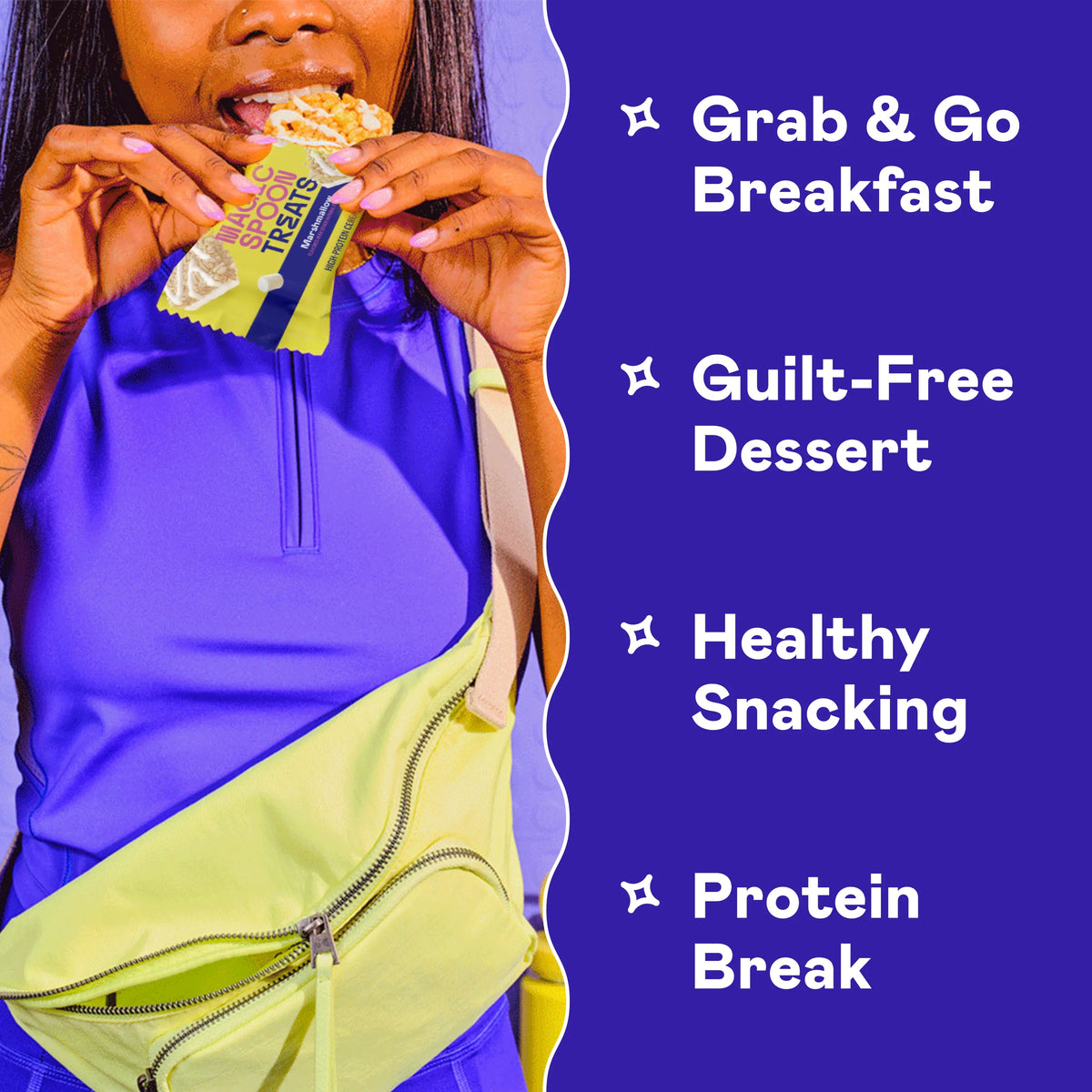 Magic Spoon Protein Treats Variety 4 Pack - Marshmallow, Peanut Butter, Double Chocolate, Smores
