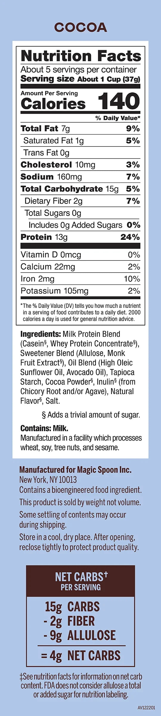 Cocoa - 1 case (4 boxes)