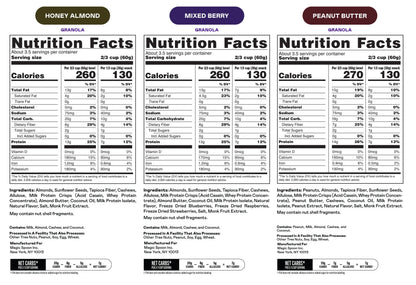 Variety 4 - 4 Bags of Granola