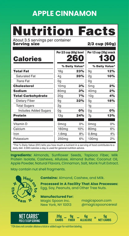 Apple Cinnamon - 4 Bags of Granola