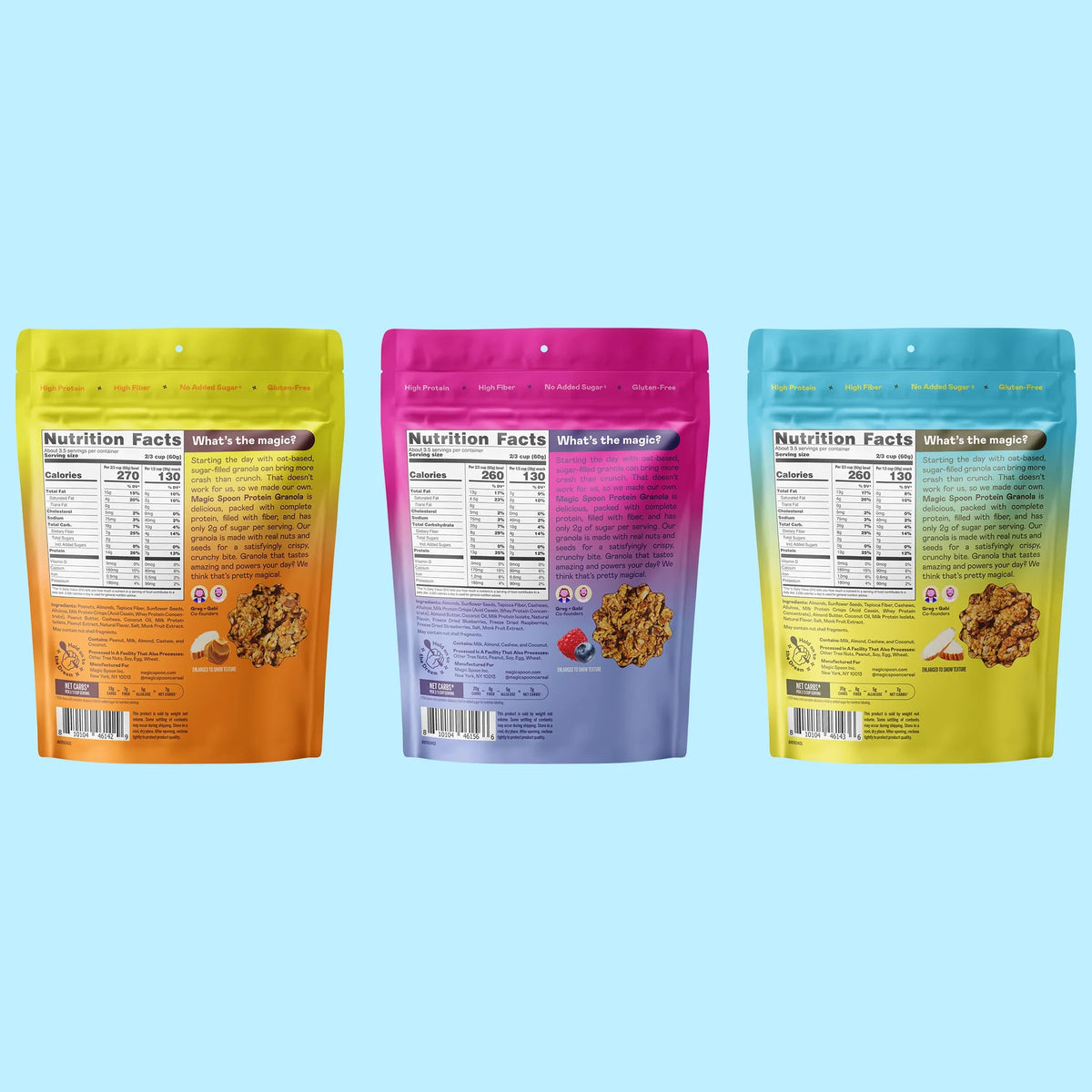 Variety 6 - 6 Bags of Granola