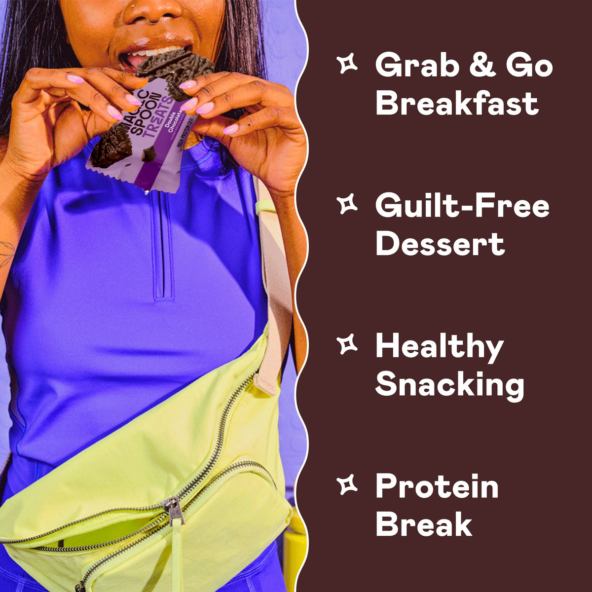 Magic Spoon Protein Treats 8 Bars (2 Boxes) - Double Chocolate
