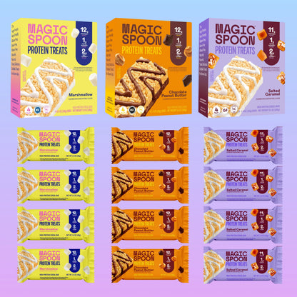 Classics Bundle - Chocolate Peanut Butter, Marshmallow, Salted Caramel - TTS