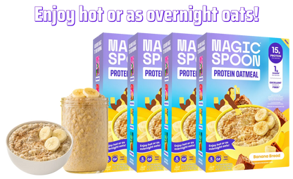 Banana Bread - 20 Oatmeal Packets (4 Boxes)