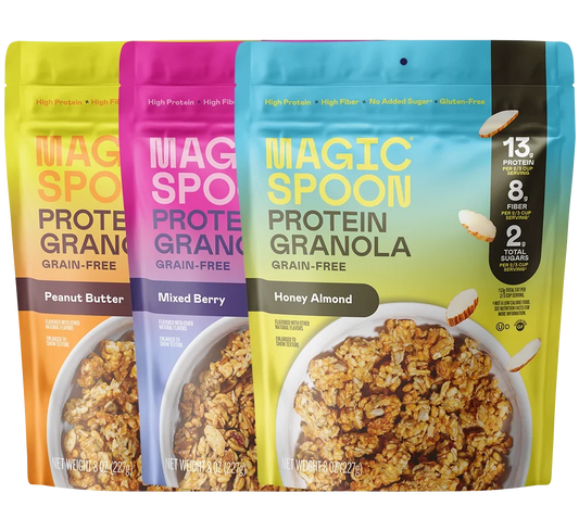VB Granola 3p-Honey Almond, PB, Mixed Berry (TTS)