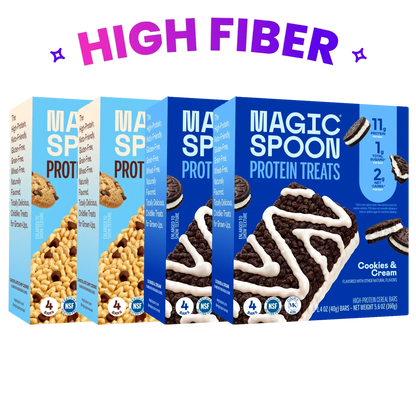 Cookies & Cream and Choco Chip Cookie Dough - 1 case (4 boxes)