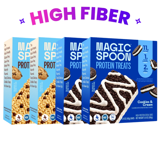 Cookies & Cream and Choco Chip Cookie Dough - 1 case (4 boxes)